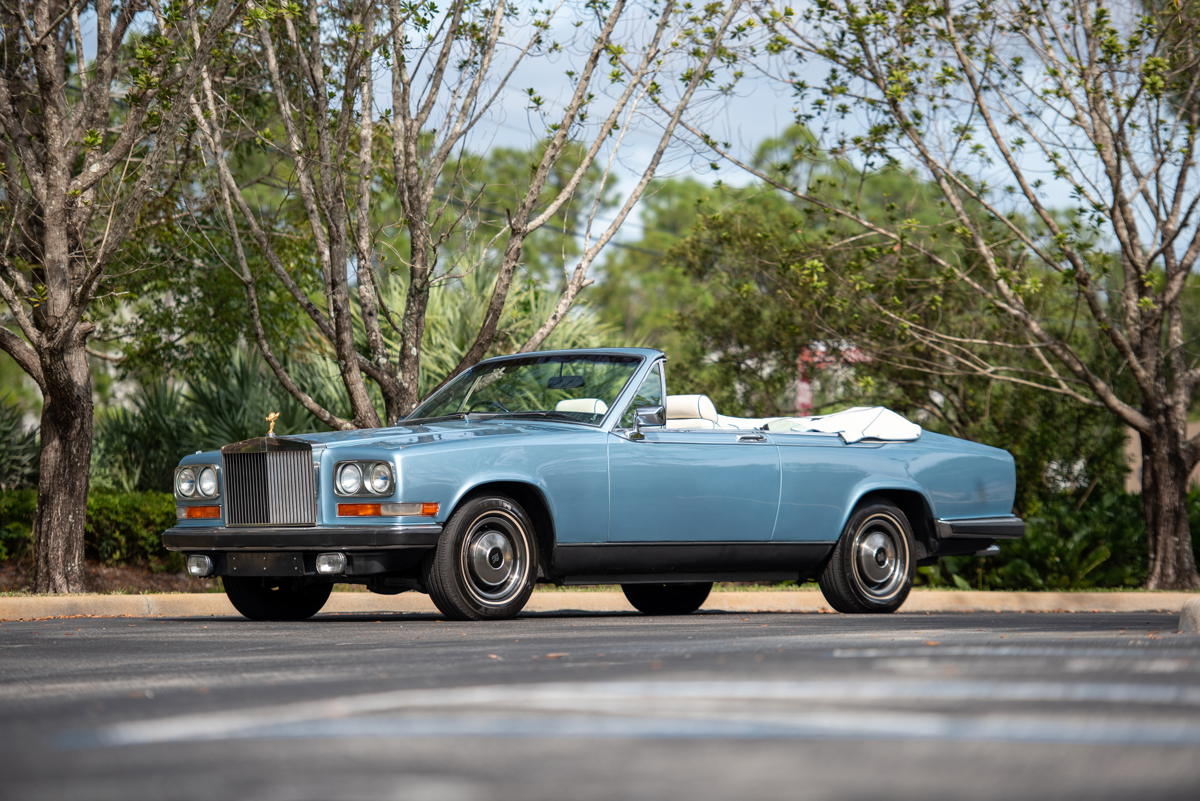1979 Rolls-Royce Camargue Drophead Coupe Conversion offered in RM Sotheby's Palm Beach online Auction 2020